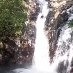 Sliding of Kroya waterfall